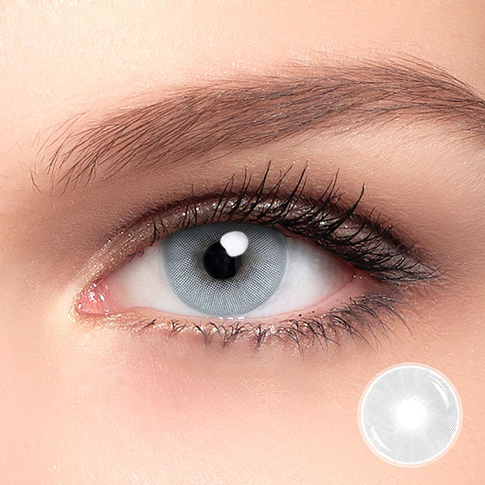 Milkin Grey Color Contact Lenses (12 Months)